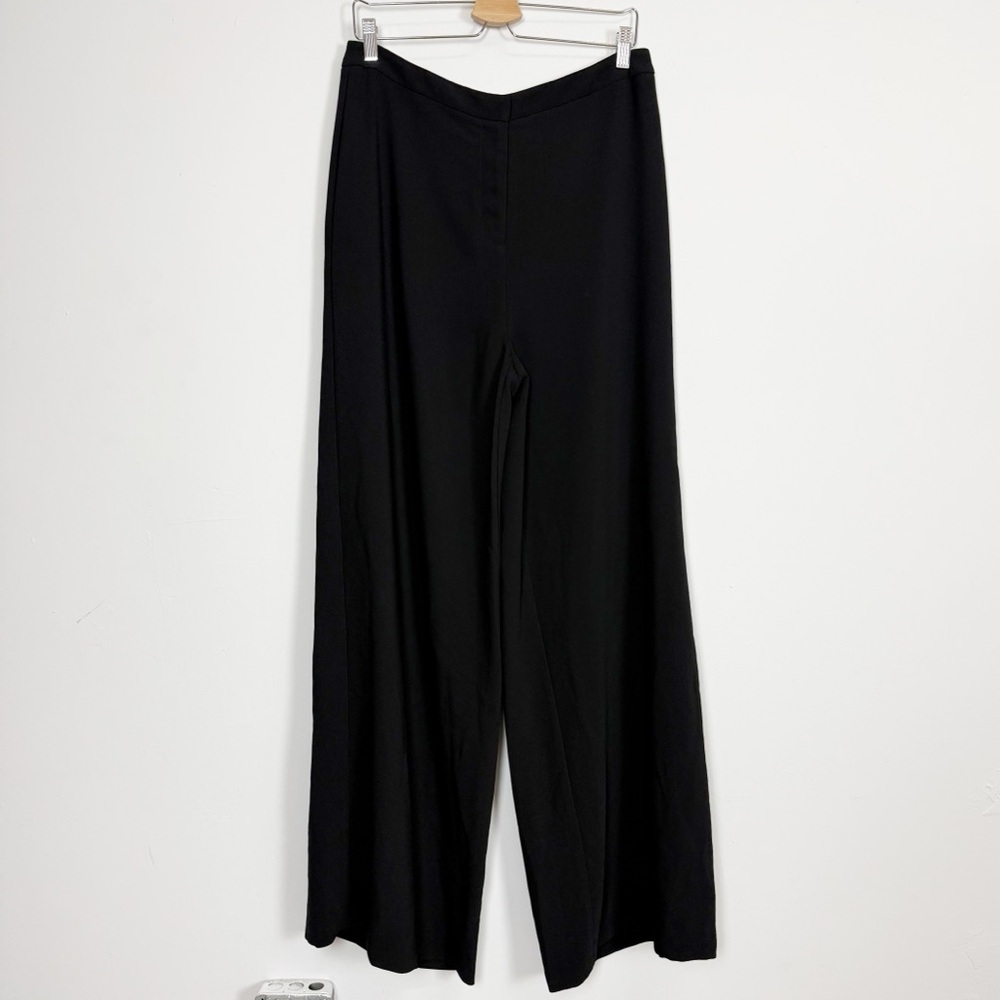 Product Seeker Wide Leg Pants Womens XL Black Trousers Dress Pant NWT NEW